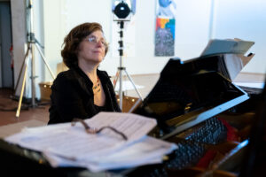 Felicitas Eickelberg at the piano